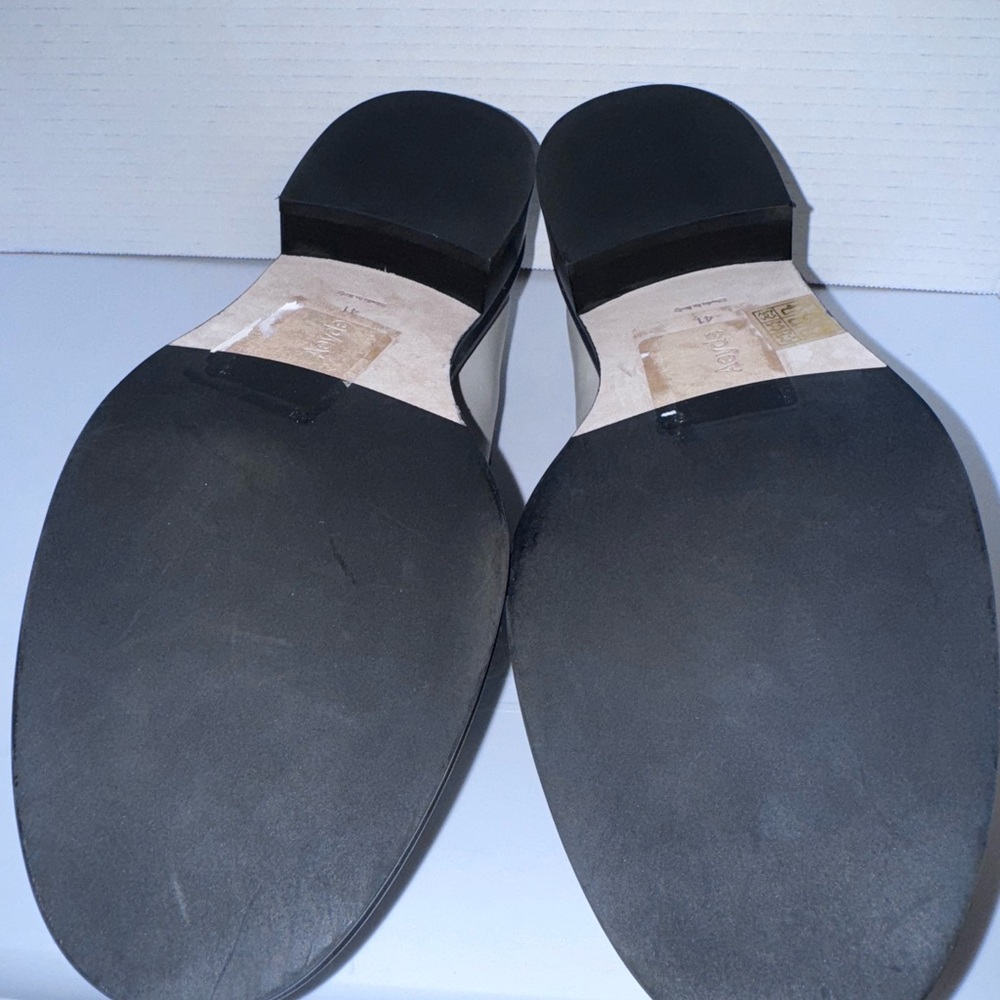 Aeyde Eryn Tassel Chalk Loafers 41=10 - Picture 5 of 6